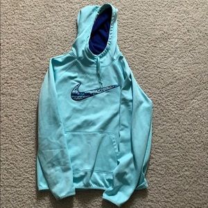 Blue nike sweatshirt